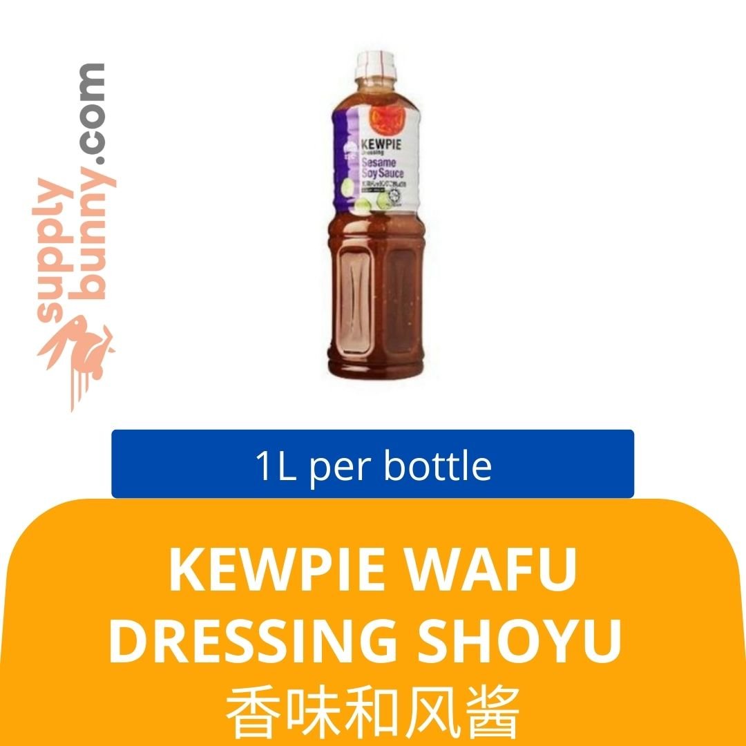 Kewpie Wafu Dressing Shoyu (1 Litre Per Bottle) Senri Seafood Tambahan