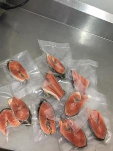 Image of Frozen wild Alaska pink Salmon steak 100-115g± per piece (sold per piece) from Supplybunny.com