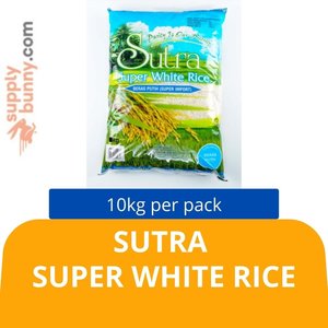 Image of Sutra Super White Rice (10kg) Imported: Thailand 超级白米 from Supplybunny.com