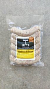 Image of Mushroom & Cheese Sausages 420g+/- per Pack (Sold per Pack) from Supplybunny.com