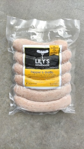 Image of Pepper & Garlic Sausages 420g+/- per Pack (Sold per Pack) from Supplybunny.com