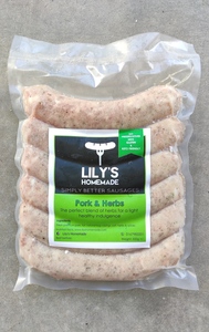 Image of Pork & Herbs Sausages 420g+/- per Pack (Sold per Pack) from Supplybunny.com