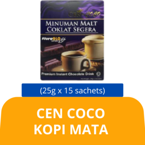 Image of Cen-Coco Kopi Mata (25g per sachet) (15 sachets per box)  Alhijrah 可可咖啡 Kopi Cen-Coco from Supplybunny.com