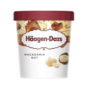 Image of Häagen-Dazs Macadamia Nut Ice Cream 473ml/Pint (8 pints per carton) Imported from France GBA P.Code: HD1004 from Supplybunny.com