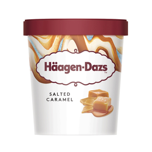 Image of Häagen-Dazs Salted Caramel Ice Cream 473ml/Pint (8 pints per carton) Imported from France GBA P.Code: HD1010 from Supplybunny.com