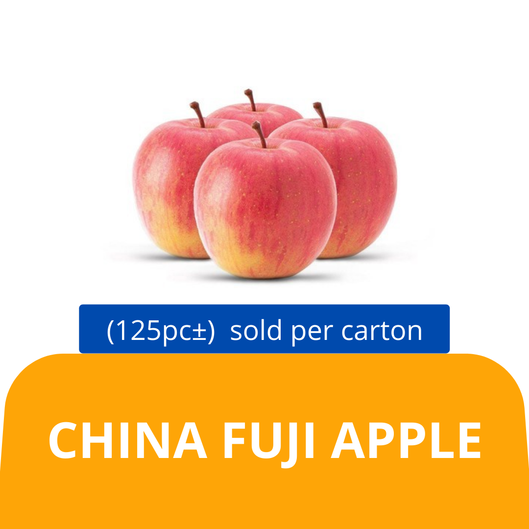 Fuji Apple 125pcs (sold per carton) Origin China 富士苹果 Chop Tong Guan