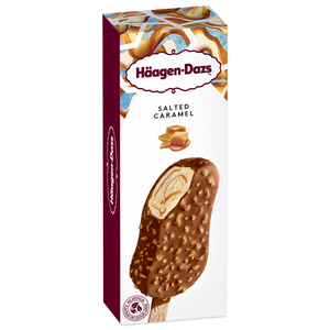 Image of Häagen-Dazs Salted Caramel 80ml/Stick Bar (12 stick bars per carton) Imported from France GBA P.Code: HD4005 from Supplybunny.com