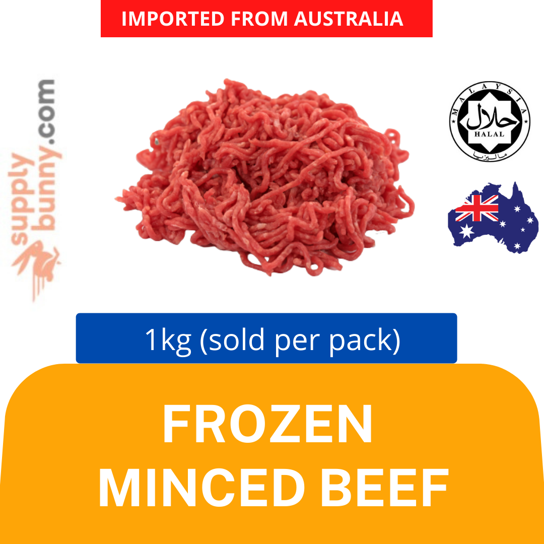 Australian Premium Minced Beef (1kg per Pack) Frozen Daging Kisar Selamat Supplies — HORECA