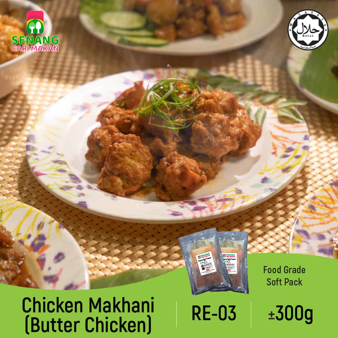 Butter Chicken Halal Ready to Eat (Frozen) 300g/Pack (Sold per Pack