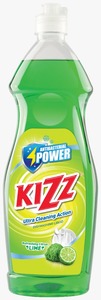 Image of Kizz Dishwashing Liquid (Lime) 900ML/Pack (12 Packs per Carton) from Supplybunny.com