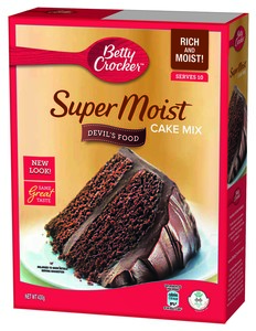 Image of BETTY CROCKER Super Moist Cake Mix - Devil's food 430gm/box( 12 boxes per carton ) Imported from United StatesGBA P.Code: BC1003 from Supplybunny.com