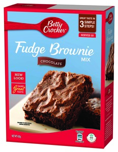 Image of BETTY CROCKER Fudge Brownie Mix - Chocolate 430gm/box ( 12 boxes per carton ) Imported from United StatesGBA P.Code: BC1006 from Supplybunny.com