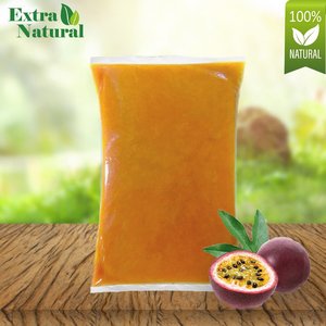 Image of [Extra Natural] Frozen Seedless Passion Fruit Pulp 1kg/pack (10 packs per carton) from Supplybunny.com