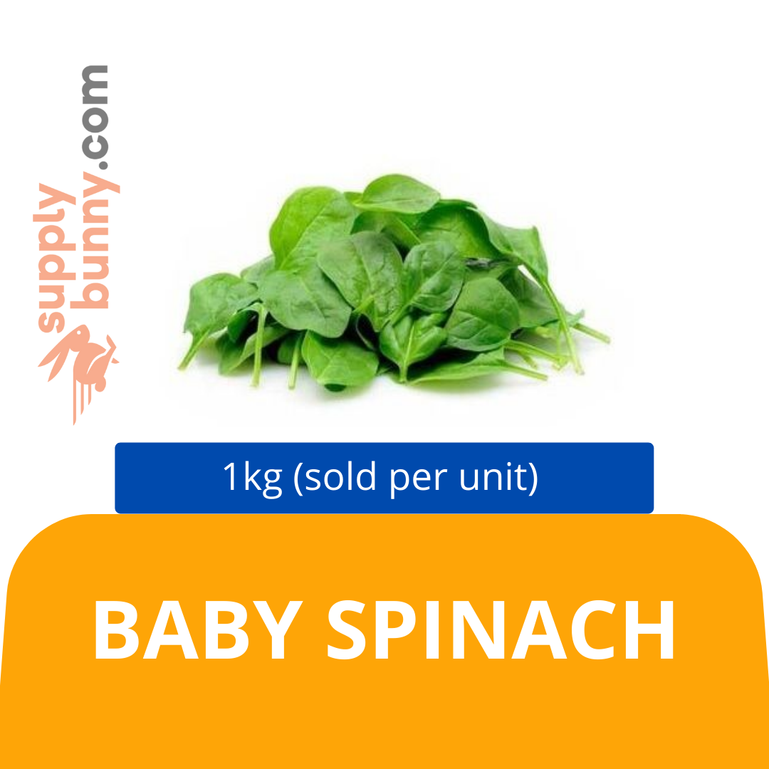Baby Spinach 1kg (sold per kg) Alcofresh Bayam Kecil — HORECA Suppliers