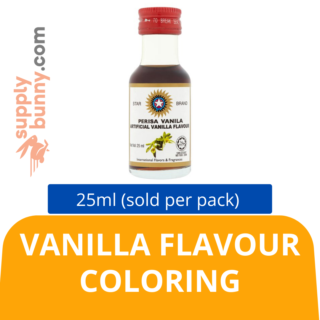 Star Brand Artificial Vanilla Flavour 25ml (sold per bottle) Perisa