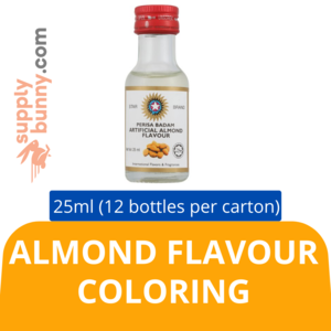 Image of Star Brand Artificial Almond Flavour (25ml x 12 bottles) (sold per carton)  Perisa Tiruan Badam Baking Goods Halal from Supplybunny.com