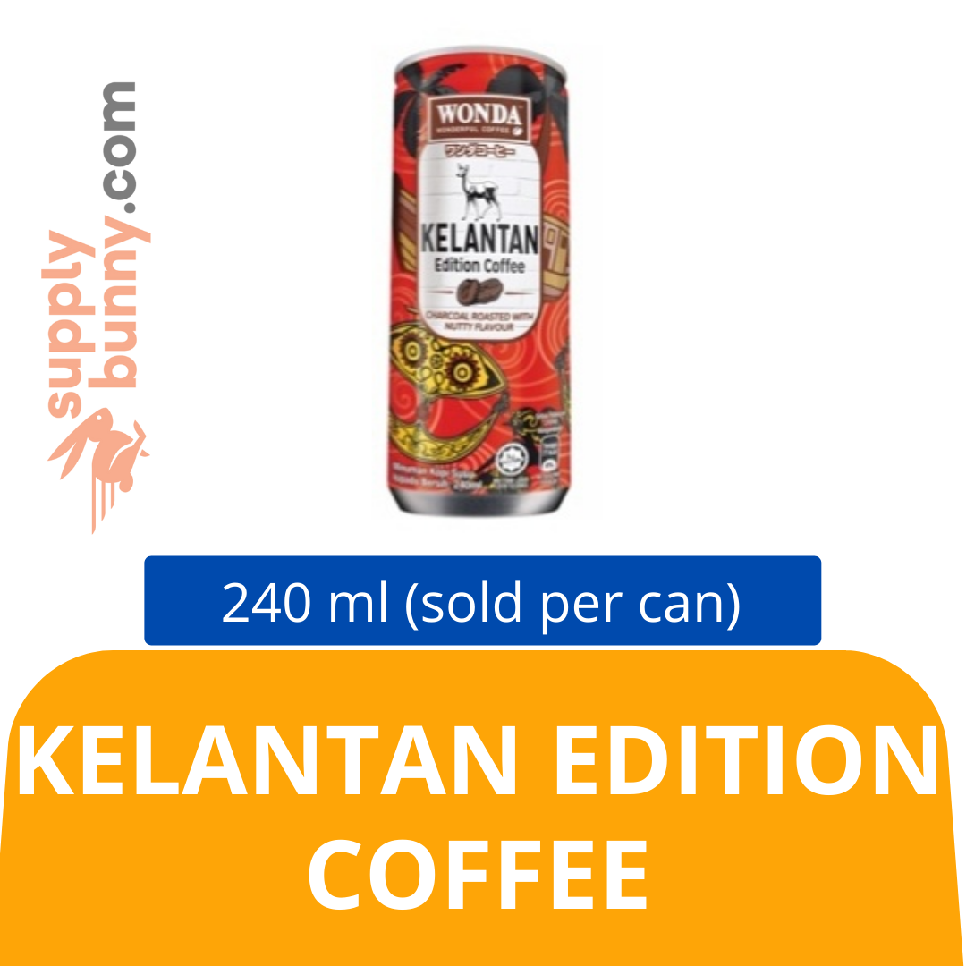 Kelantan Edition Coffee 240ml (sold per can) 吉兰丹咖啡 PJ Grocer Kopi Edisi