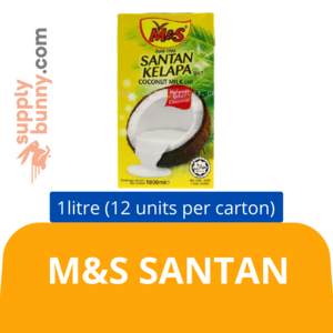 Image of M&S Santan (1Litre x 12packs) (sold per carton)  Santan from Supplybunny.com