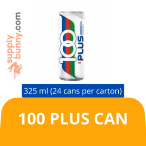 Image of 100 Plus Can (325ml x 24 cans) (sold per carton)  100 Plus Tin from Supplybunny.com