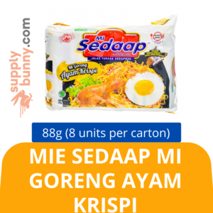 Image of Mi Sedaap Mi Goreng Ayam Krispi (88g x 5 units per pack) (8 packs per carton)  Mi Sedap Ayam Krispi from Supplybunny.com