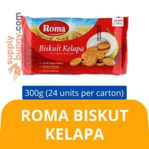 Image of Roma Biskut Kelapa (300g x 24 packs) (sold per carton)  Biskut Kelapa Roma from Supplybunny.com