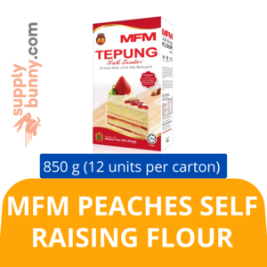 Image of MFM Peaches Tepung Naik Sendiri (850g x 12 packs) (sold per carton)  Self Raising Powder from Supplybunny.com
