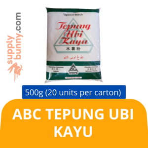 Image of ABC Tepung Ubi Kayu (500g x 20 packs) (sold per carton)  Tepung Tapioca Starch from Supplybunny.com