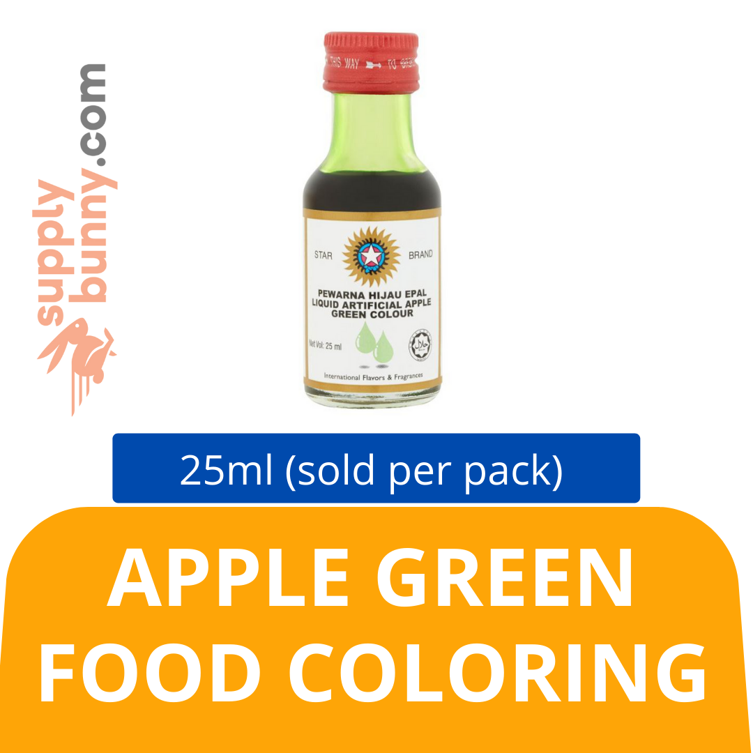 Star Brand Artificial Apple Green Food Colouring 25ml (sold per bottle
