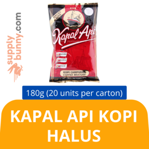 Image of Kapal Api Kopi Halus (180g x 20 packs) (sold per carton)  Kopi Halus Kapal Api from Supplybunny.com