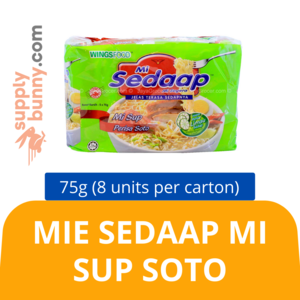 Image of Mi Sedaap Mi Sup Soto (75g x 5 units per pack) (8 packs per carton)  Mi Sedap Sup Soto from Supplybunny.com