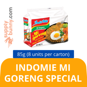 Image of Indomie Mi Goreng Perisa Special (85g x 5 units per pack) (8 packs per carton)  Instant Noodles Istimewa from Supplybunny.com