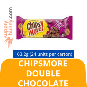 Image of Chipsmore Double Chocolate Chips (163.2g x 24 packs) (sold per carton)  Biskut Chipsmore Coklat Berganda from Supplybunny.com