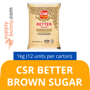 Image of CSR Better Brown Sugar (1kg x 12 packs) (sold per carton)  Gula Rendah Glesemik from Supplybunny.com