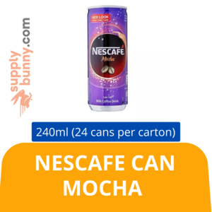 Image of Nescafe Can Mocha (20+4) (240ml x 24 cans) (sold per carton)  Nescafe Tin Mocha from Supplybunny.com