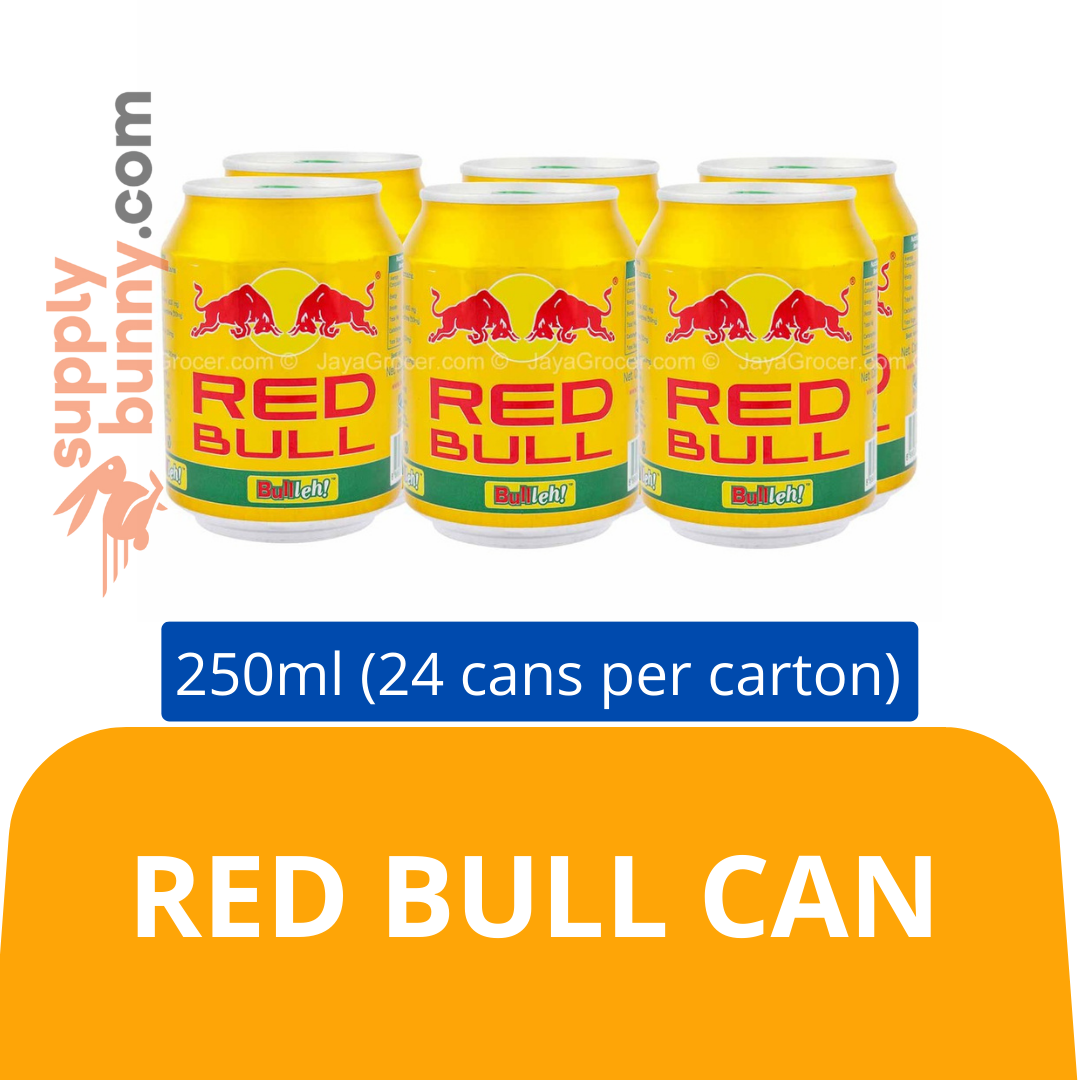 Red Bull Can(250ml x 24 cans) (sold per carton) Red Bull Tin — HORECA Suppliers Supplybunny