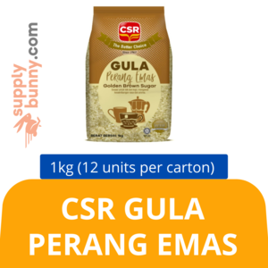 Image of CSR Gula Perang Emas (1kg x 12 packs) (sold per carton)  Golden Brown Sugar from Supplybunny.com
