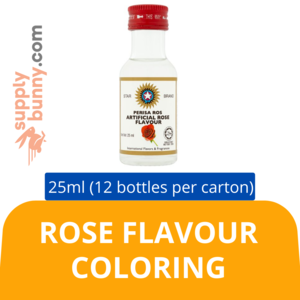 Image of Star Brand Artificial Rose Flavour (25ml x 12 bottles) (sold per carton)  Perisa Tiruan Bunga Mawar Baking Goods Halal from Supplybunny.com