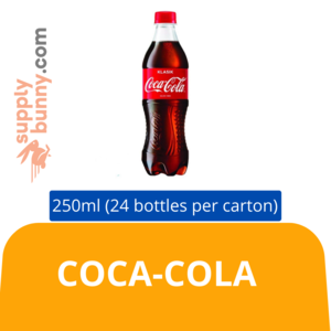 Image of Coca-Cola PB RM1.20 (250ml x 24 bottles) (sold per carton)  Botol Kecil Coca-Cola from Supplybunny.com