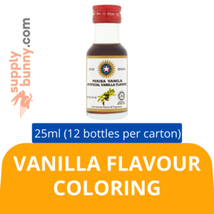 Image of Star Brand Artificial Vanilla Flavour (25ml x 12 bottles) (sold per carton)  Perisa Tiruan Vanilla Baking Goods Halal from Supplybunny.com
