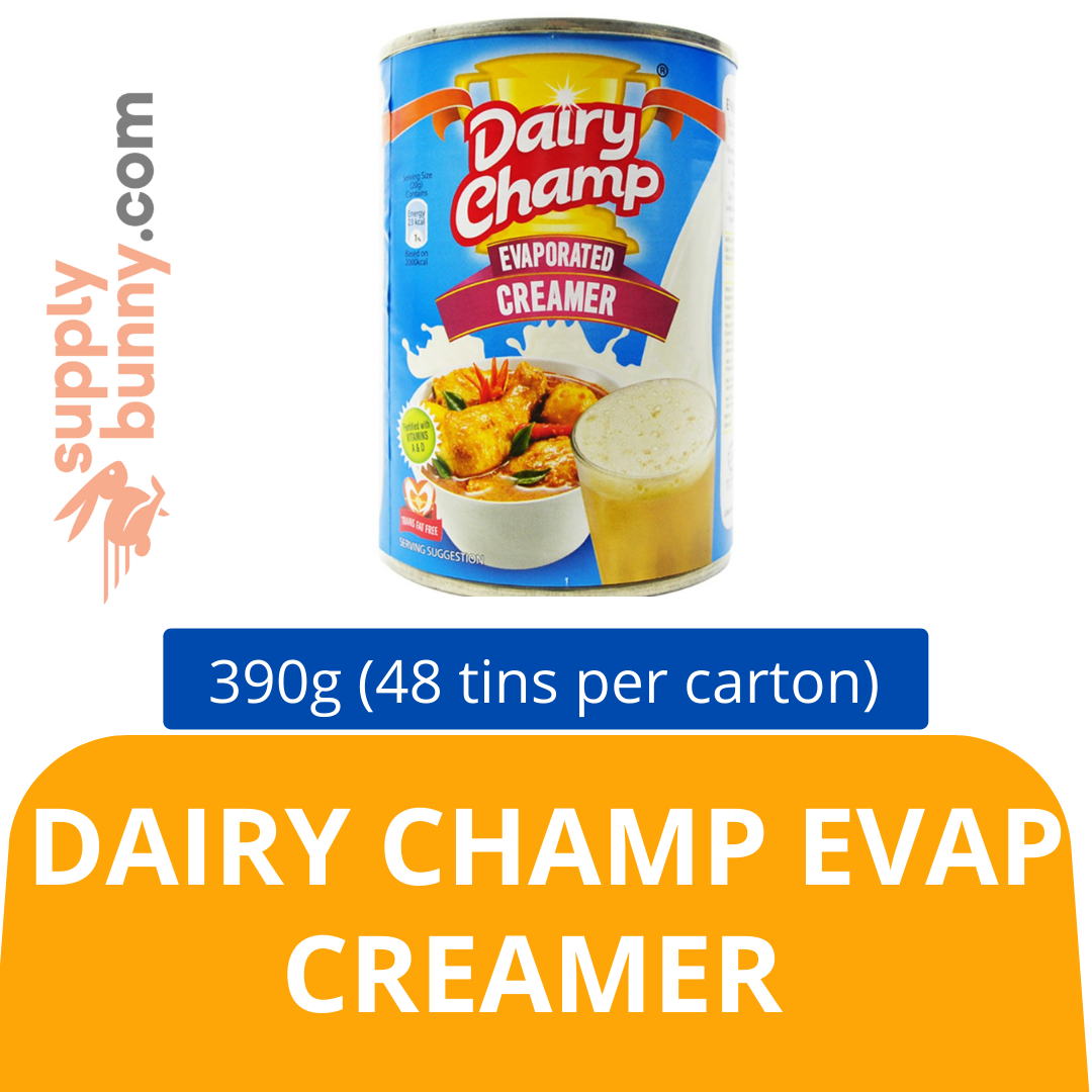 Dairy Champ Evaporated Creamer (390g x 48 cans) (sold per carton) PJ