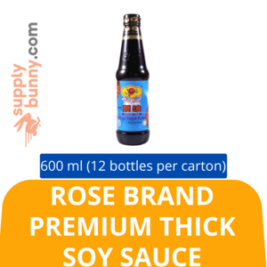 Image of Rose Brand Premium Thick Soy Sauce (600ml x 12) (sold per carton)  Brand Rose Sos Kicap Tebal Premium from Supplybunny.com