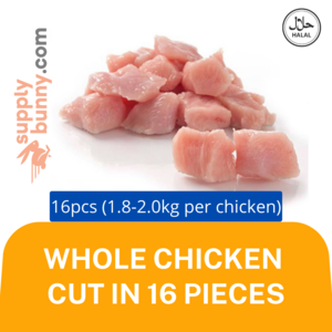 Image of Whole Chicken - Cut in 16 Pieces (1.8-2.0kg±) Ayam Potong from Supplybunny.com