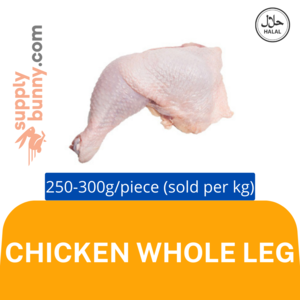 Image of Chicken Whole Leg 250g-300g/pc (sold per kg) Paha Ayam from Supplybunny.com
