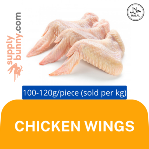Image of Chicken Wing 100g-120g/pc (sold per kg) Kepak Ayam from Supplybunny.com