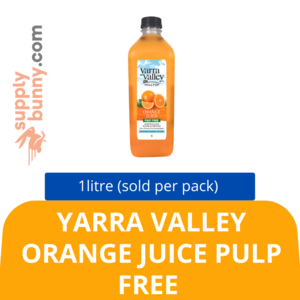 YARRA VALLEY Orange Juice Pulp Free 1L/pack (sold per pack
