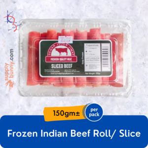 Image of Indian Beef Roll / Beef Slice Shabu Shabu 150g (sold per pack) from Supplybunny.com