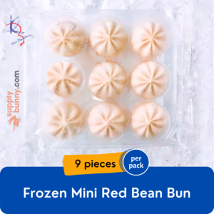 Image of Mini Red Bean Pau/ Red Bean Bun 9pcs (270g) (sold per pack) from Supplybunny.com