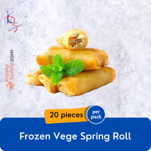 Image of Frozen Vege Spring Roll 20pcs (sold per pack) from Supplybunny.com