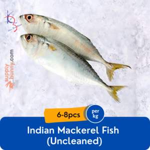 Image of Indian Mackerel Fish Uncleaned 6-8pcs (sold per kg) from Supplybunny.com