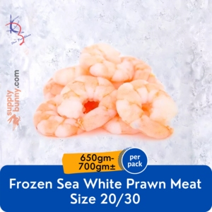 Image of Sea White Prawn Meat 20/30 (650-700g) (sold per pack) from Supplybunny.com